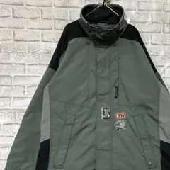 コロンビア　マウンテンパーカー　カーキL ロゴ刺繍アウトドア1225