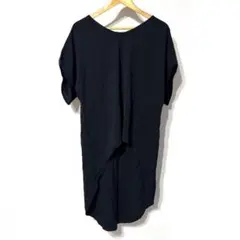 背中ロングアシメTシャツ　トップス　レディース　SHEINのサムネイル