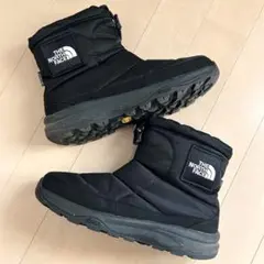 ノースフェイス ヌプシ ブーティ ウォータープルーフ ロゴ ショート ブーツ