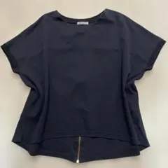 【美品】PICCIN ピッチン　ルーズフィット　半袖Tシャツ　黒　フリーサイズのサムネイル