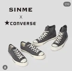 希少別注 SINME CONVERSE サイドジップスエードハイカットスニーカー 2025年最新】sinme コンバースの人気アイテム - メルカリ