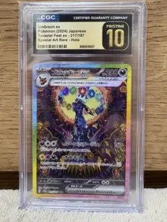 ブラッキーex SAR [SV8a 217/187]「テラスタルフェスex」