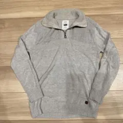 150【ザラキッズ】ZARA ベージュ ジップアップセーター 11-12歳152