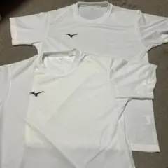 MIZUNO ミズノ メンズ Tシャツ 2枚セット ホワイト