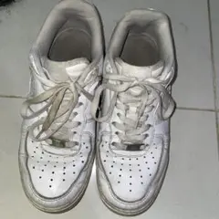 NIKE Air Force 1 ローカット ホワイト　ピンク紐付きのサムネイル