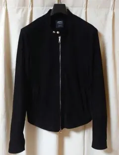 エンメティ アッカ H 黒 50 ゴート スエード レザー 干場 EMMETI