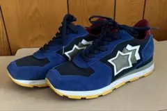 アトランティク　スター　青 スエード スニーカー