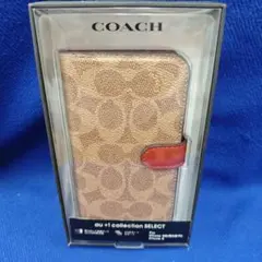 Aa25）COACH手帳型ケース iPhone SE/8/7用 ブラック - メルカリ