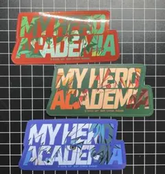 ヒロアカ ステッカー 3点 轟 緑谷 爆豪 一番くじ