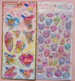 【値下げ】正規品ウサハナウォーターシール・サンリオうるちゅるシールセット