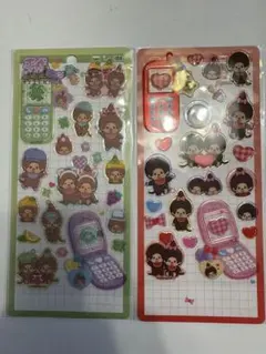 【正規品】平成ハッピーフォンシール2枚セット