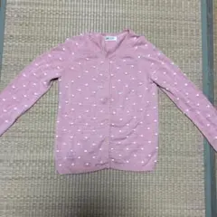 H&M ピンク ドット柄 カーディガン US 8/10