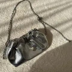 シルバー ショルダーバッグ
