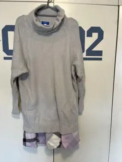 ブルーレーベルクレストブリッジ　ニット×ワンピース