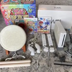 動作確認済】Wii本体一式＋太鼓の達人・WiiFit - メルカリ