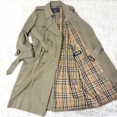 Burberry トレンチコート ノバチェック ベルト カーキ 着丈106cm