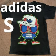 【adidas】ブラックTシャツ ORIGINAL #SWAG　デザイン性抜群♥