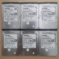 SEAGATE MQ01ABF050 HDD SATA 500GB 6台セット