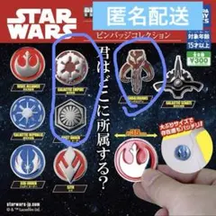 スターウォーズ　ピンバッジコレクション　銀河帝国ファーストオーダーマンダロリアン