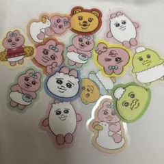 おぱんちゅうさぎシールまとめ売り　正規品　可哀想に！　んぽちゃむ
