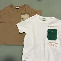 お揃い双子年子兄弟RUGGEDWORKS 半袖Tシャツ 2枚セット 90cmのサムネイル