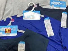 CLOSSH FIBER DRY アンダーウェア Lサイズ ネイビー・ブルー3枚
