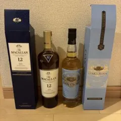 コンパスボックスOAK CROSS & マッカラン12年ダブルカスクの２本セット