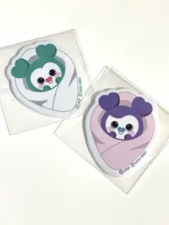 GiGO TWICE LOVELYSぷくぷくシール　サナ ミナ　サブリーミブリー