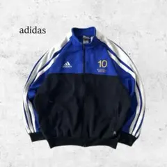 adidas トラックジャケット 10番刺繍 ジャージ インドネシア製 L～