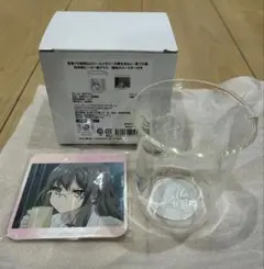 青春ブタ野郎　青ブタ展　科学部ビーカー型グラス　理央のコースター付きのサムネイル