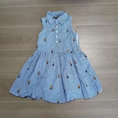 Polo Ralph Lauren 　ノースリーブ　ワンピース　ストライプ　3T