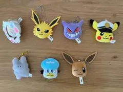 ポケモン ぬいぐるみ まとめ売り 7点セット ピカチュウ　ゲンガーなど