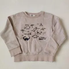 SLAP SLIP ベージュ 恐竜 トレーナー