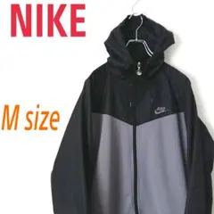 NIKE ナイキ 黒 切替 ナイロンジャケット パーカー ブルゾン アウター