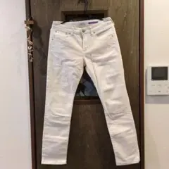 ❤シュガーデプト　ホワイトデニムパンツ　ストレッチストレート　サイズ26