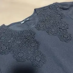 ZARA ブラック 半袖 ワンピース S フォーマル