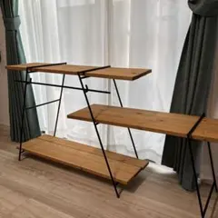 アイアンラック　アウトドア　インテリア棚