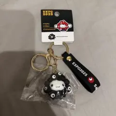 EXPO2025 ミャクミャク シナモロール キーホルダー モノクロ