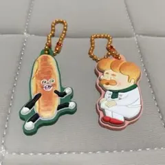 バンダイ　パンどろぼう　ラバマスARTビスケット　ラバーマスコット　２個セット