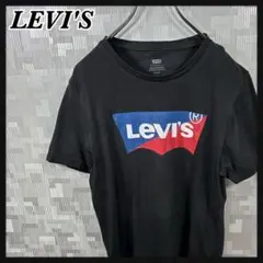 LIVI’S リーバイス メンズ Tシャツ S ブラック 黒 ロゴ US 古着