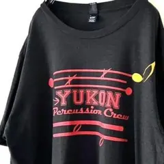 ディストリクト YUKON パーカッション クルーTシャツ L ダークグレー古着