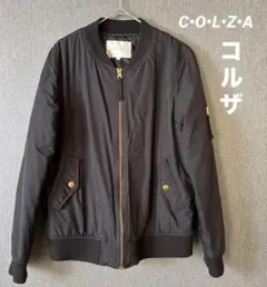 COLZA コルザ MA-1スタイル ブラック ジャケット 黒 M