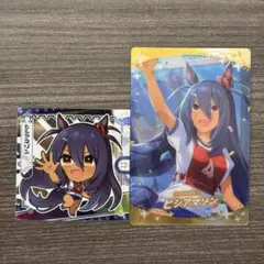 ウマ娘 ヒシアマゾン シール&カードセット グミ ウエハース