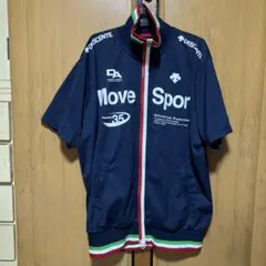 DESCENTE Move Sport 半袖ジャージ ネイビーのサムネイル