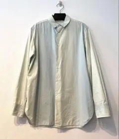 154 オーラリー ジョーゼット プルオーバー シャツ M～L オーバー