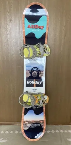 美品⭐︎ HOLIDAY スノボ板 バインディング 2点セット headスノーボード板142&ビンディングセット