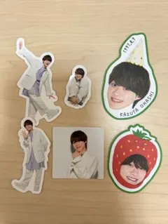 大橋和也 なにわ男子 フレークシール ポートレートシリーズ 2022 切り抜き