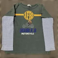 再再値下げ！DOUBLE.B アフロBくん ロンT 120㎝