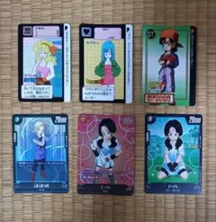 ⑧ドラゴンボール　カード　リメイク　海外製含　ランチ　マロン　パン等　6枚セット