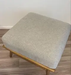 美品■モモナチュラル■クラウドロー■オットマン■スツール■オーク■無垢■フェザー 美品□モモナチュラル□クラウドロー□オットマン□スツール□オーク